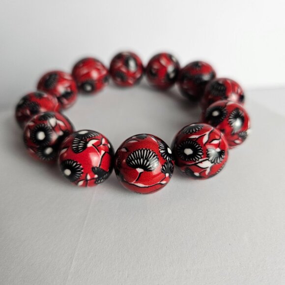 Vera Bradley Deco Daisy Ball Bead Stretch Bracelet – Ltd Mother’s Day Edition - Picture 4 of 7